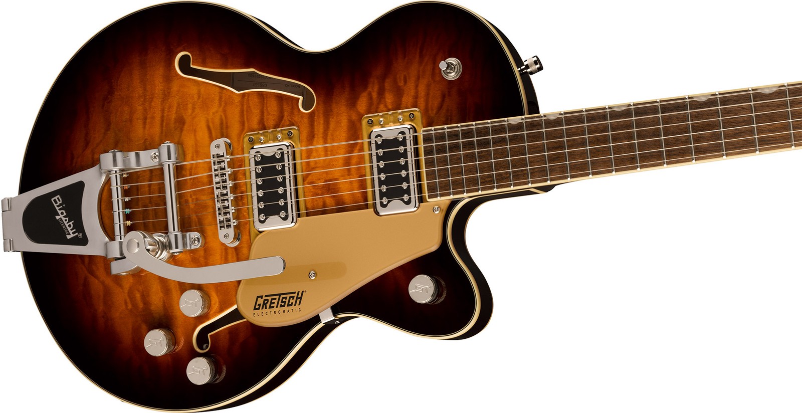 Gretsch G5655T-QM Electromatic Center Block Jr. Single-Cut Semi-Hollow Body Elec