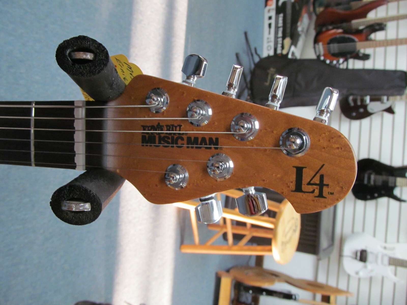 Ernie Ball Music Man Luke 4 Electric Guitar Diesel Blue w/ Case *FREE SHIPPING!!