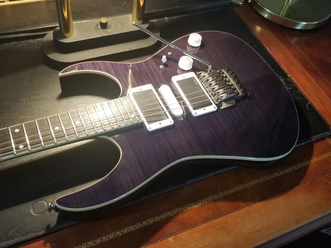 Ibanez SRGT 47 FM 2003 thru-neck spot model passive 24F Used