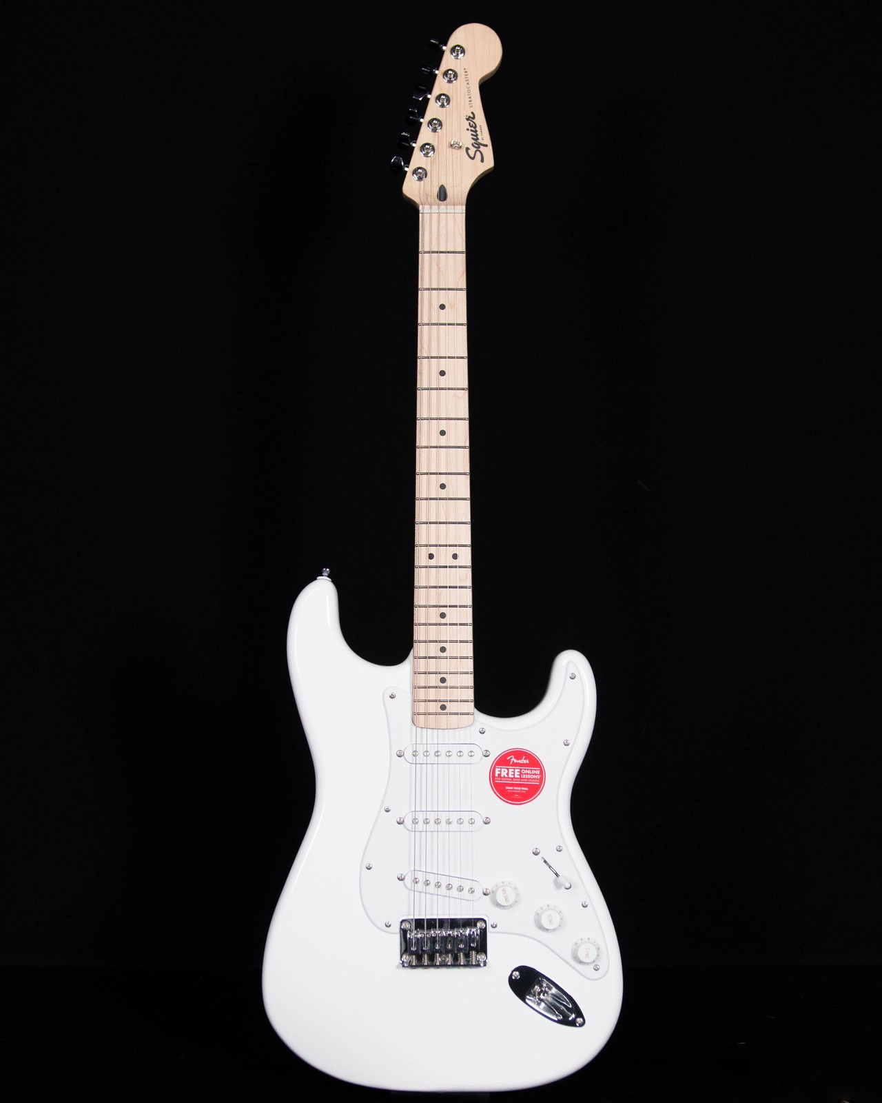 Squier Sonic Stratocaster HT, Maple FB, Arctic White-DS