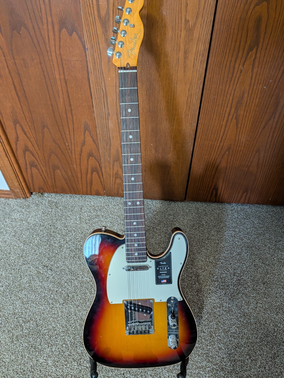 Fender American Ultra Telecaster 6 String Rosewood Fingerboard Electric Guitar