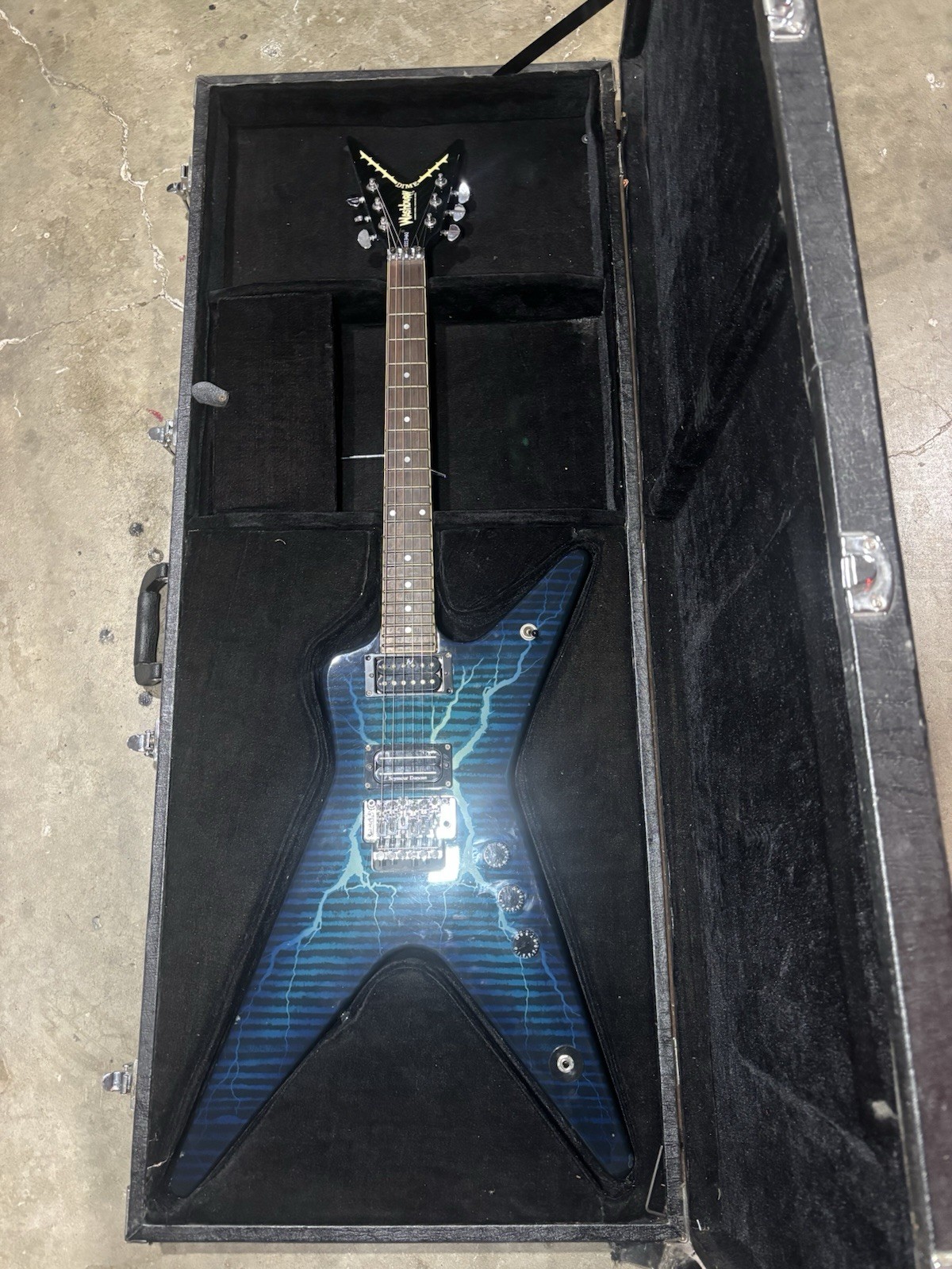 Washburn Dime 333 Dimebag Darrell Blue Dimebolt Signature Model HSC Pantera