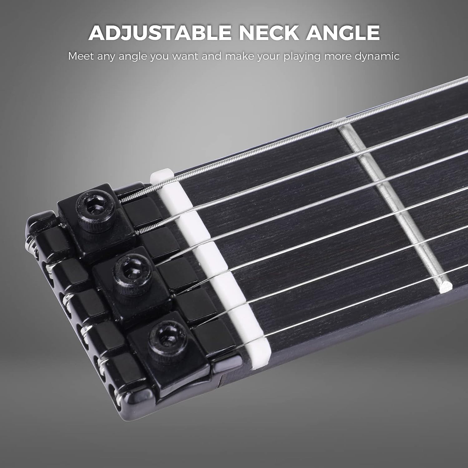 Headless Guitar. Full scale 24 fret neck. Maple Body & Neck