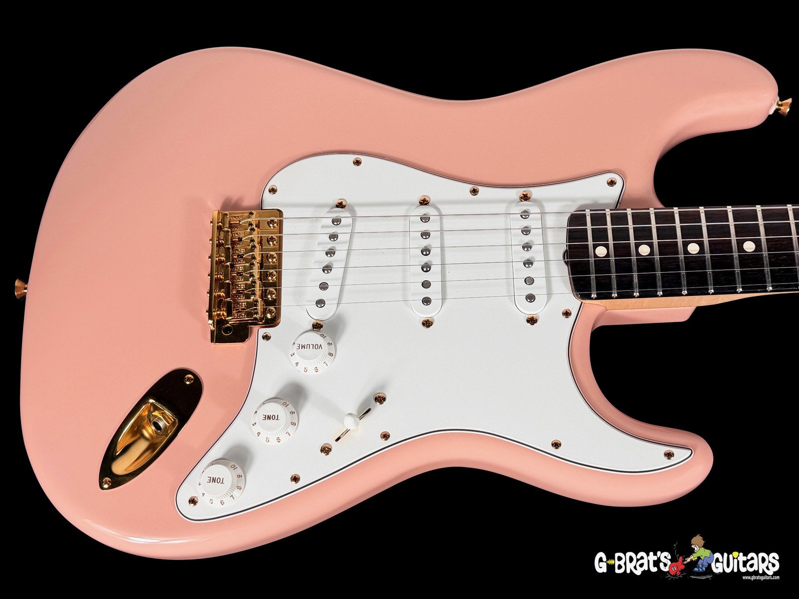 2010 FENDER STRATOCASTER ’60 CUSTOM SHOP 1960 REISSUE STRAT NOS ~ SHELL PINK