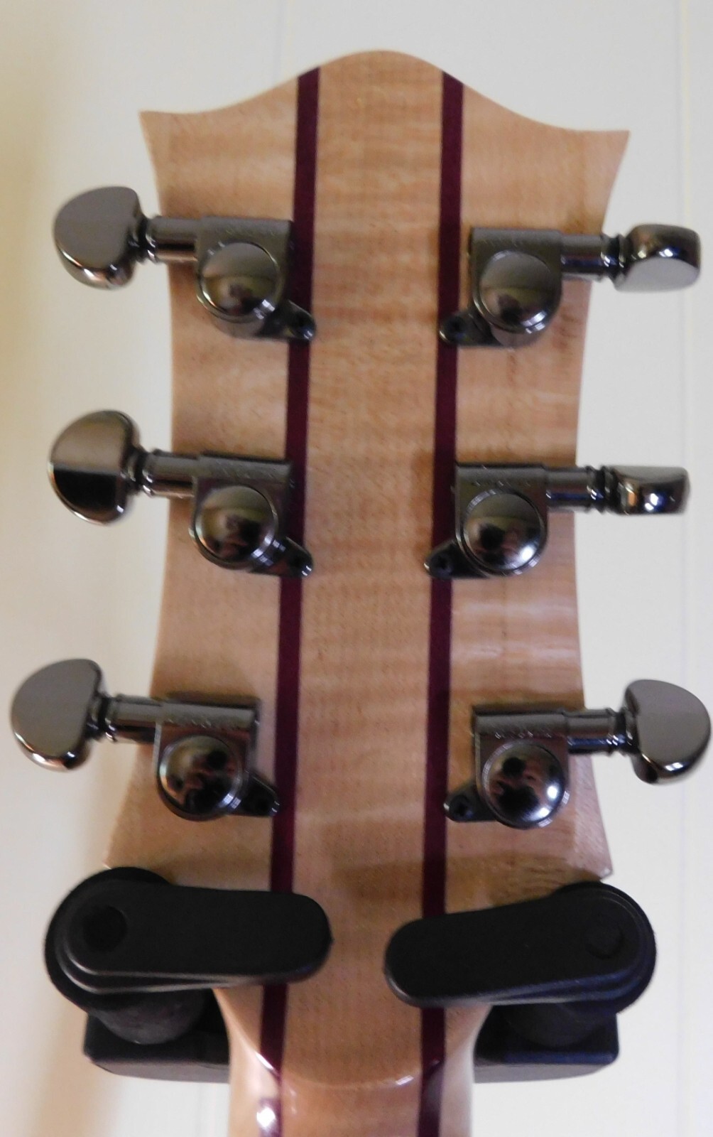 Bil Mitchell Tribute 2 Electric Guitar Maple Burl/Purpleheart !