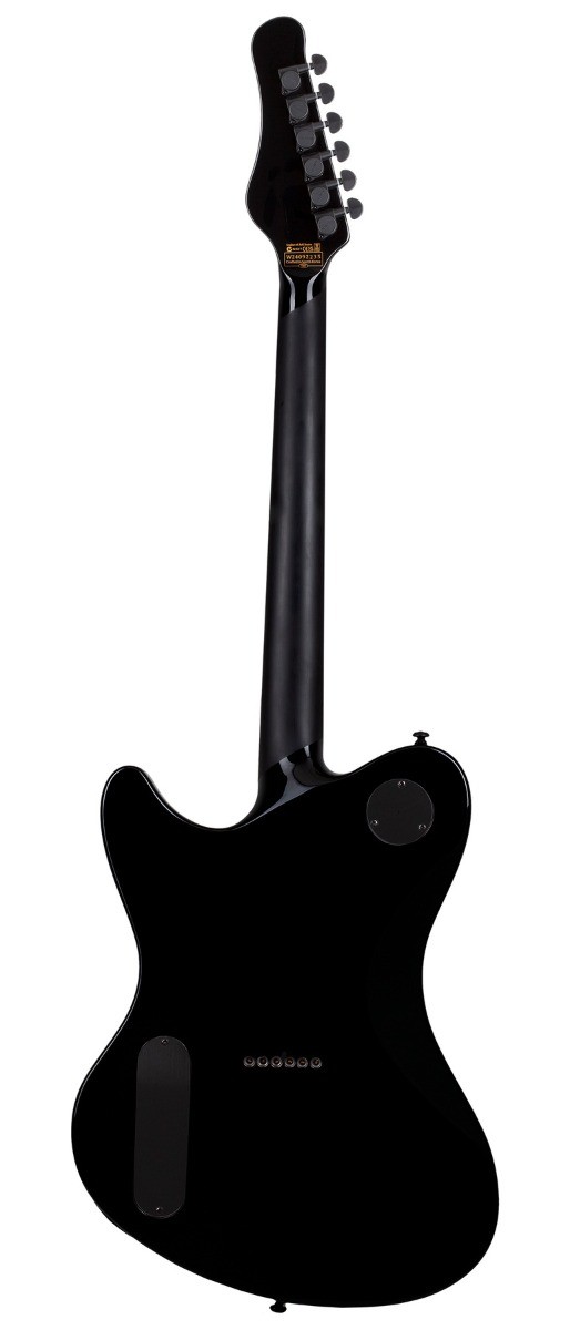 Schecter Ultra Przym Mercury Rose guitar in Gloss Black