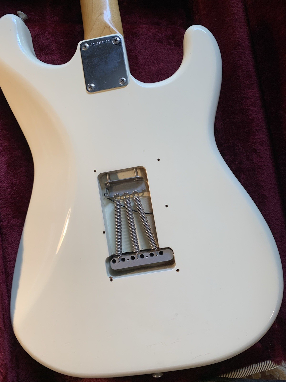 Super rare 1983 Fender Japan ST62-65 Left-hand JV Fujigen Scalloped freeshipping