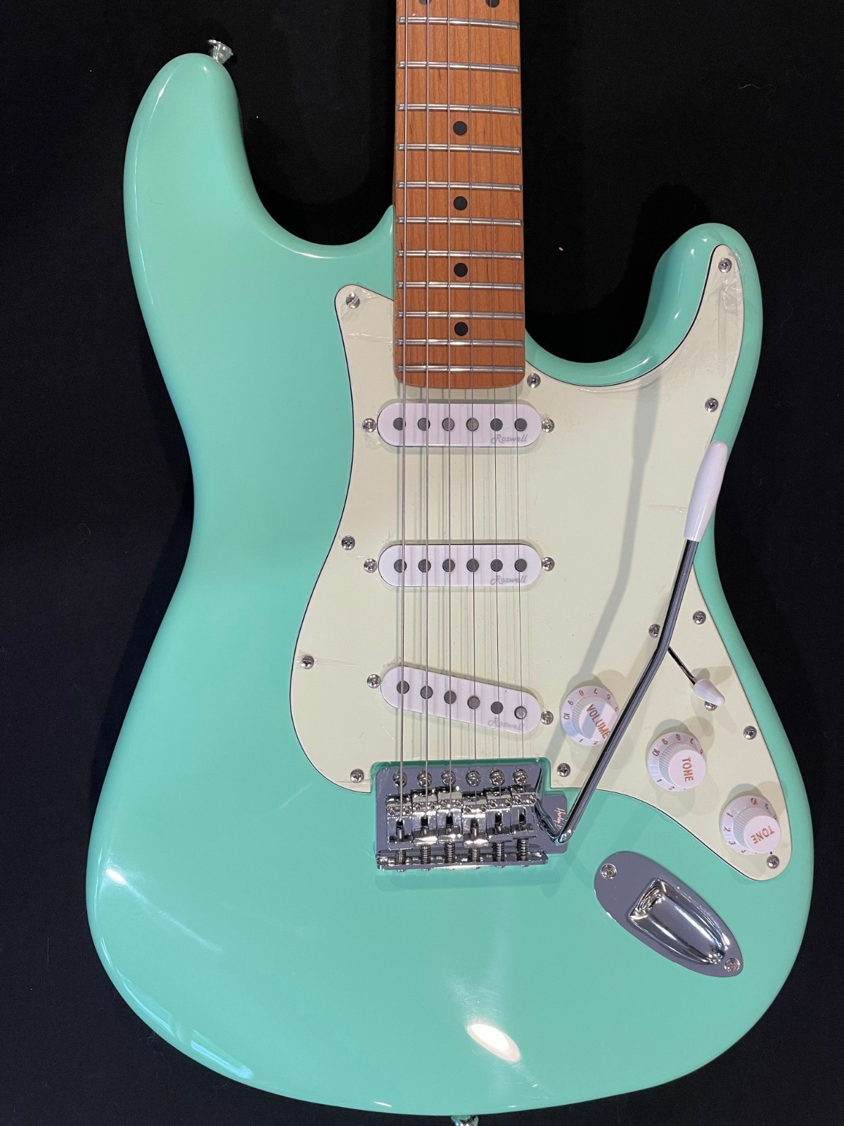 Harley Benton ST-62CC MN Seafoam Green Guitar w/ Maple Neck
