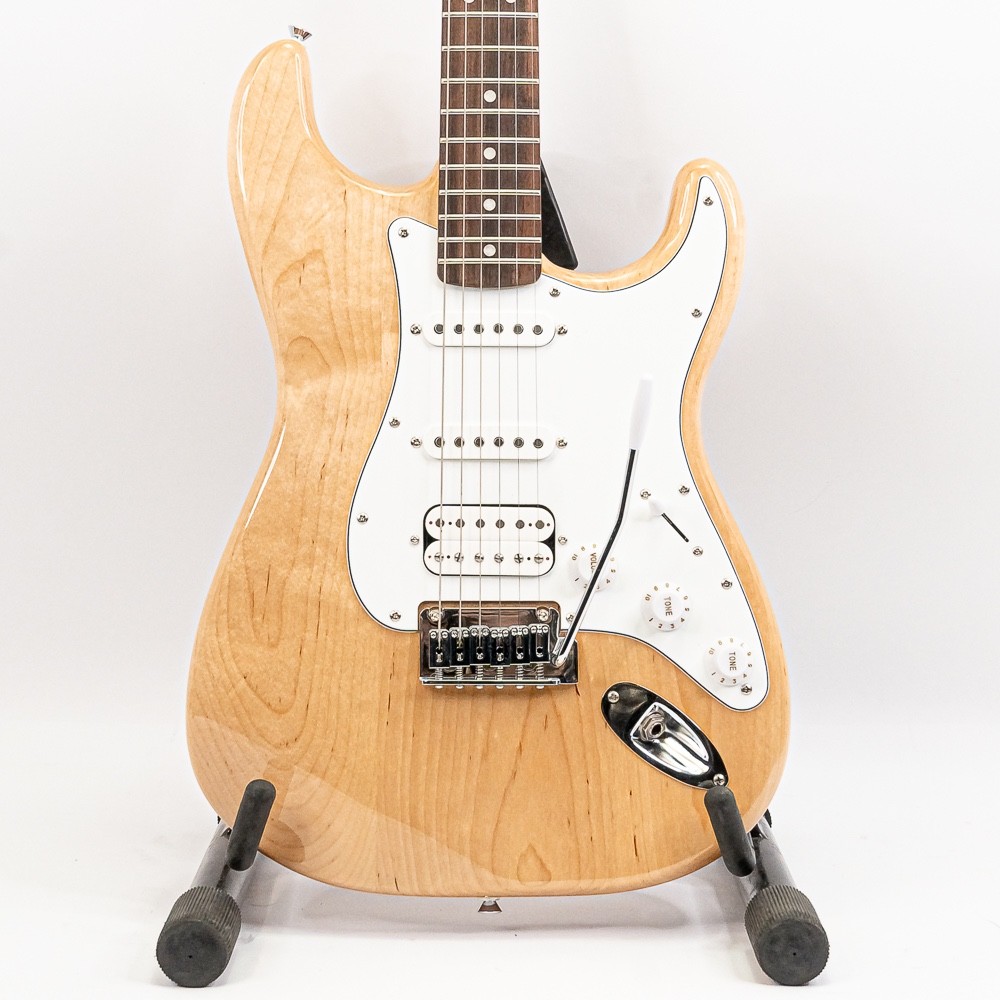 2024 Squier Affinity Stratocaster HSS Electric Guitar Natural Finish w/ Tremolo