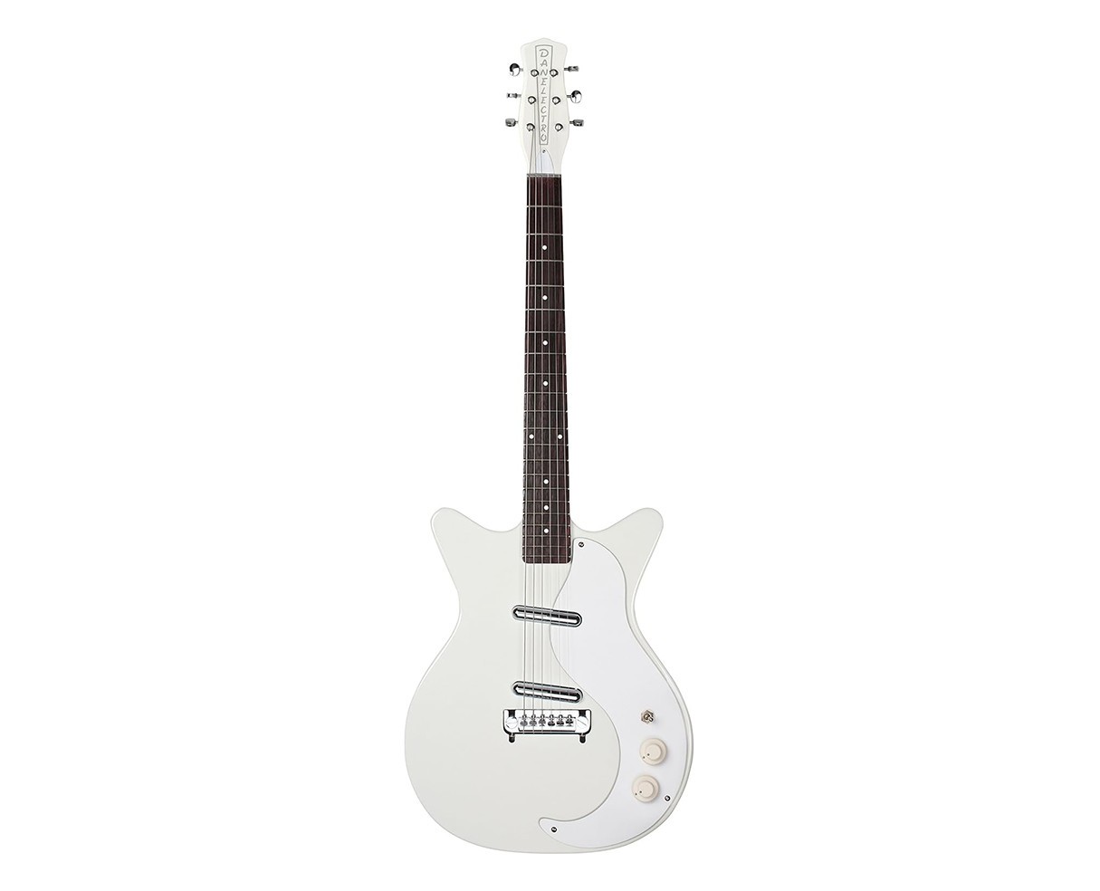 Danelectro 59′ MOD New Old Stock+ Electric Guitar – White – Open Box