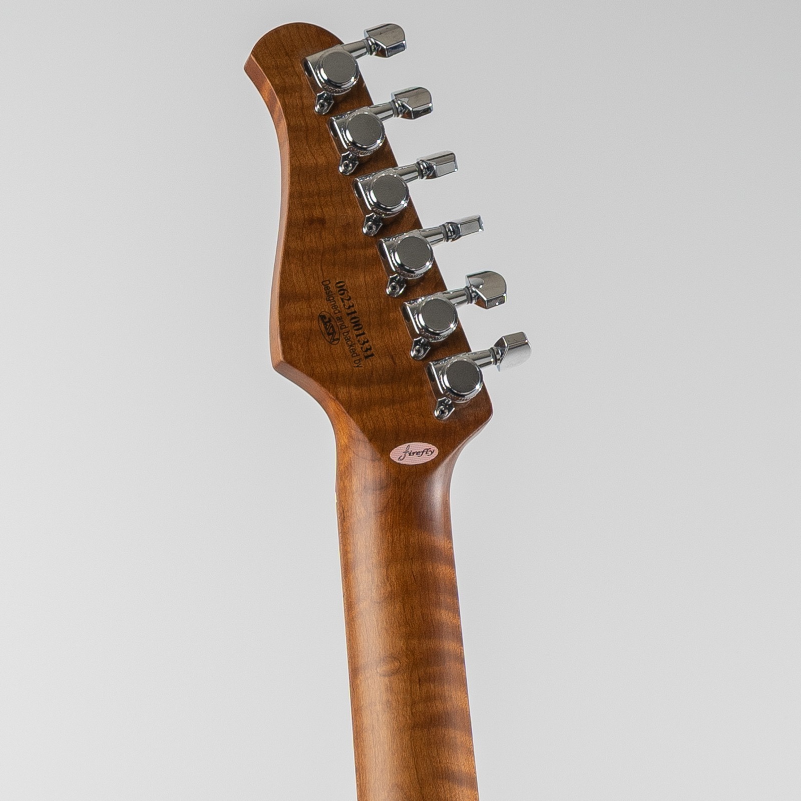 Firefly FFST 2025 – Cherry Sunburst W/ Roasted Flame Maple Neck