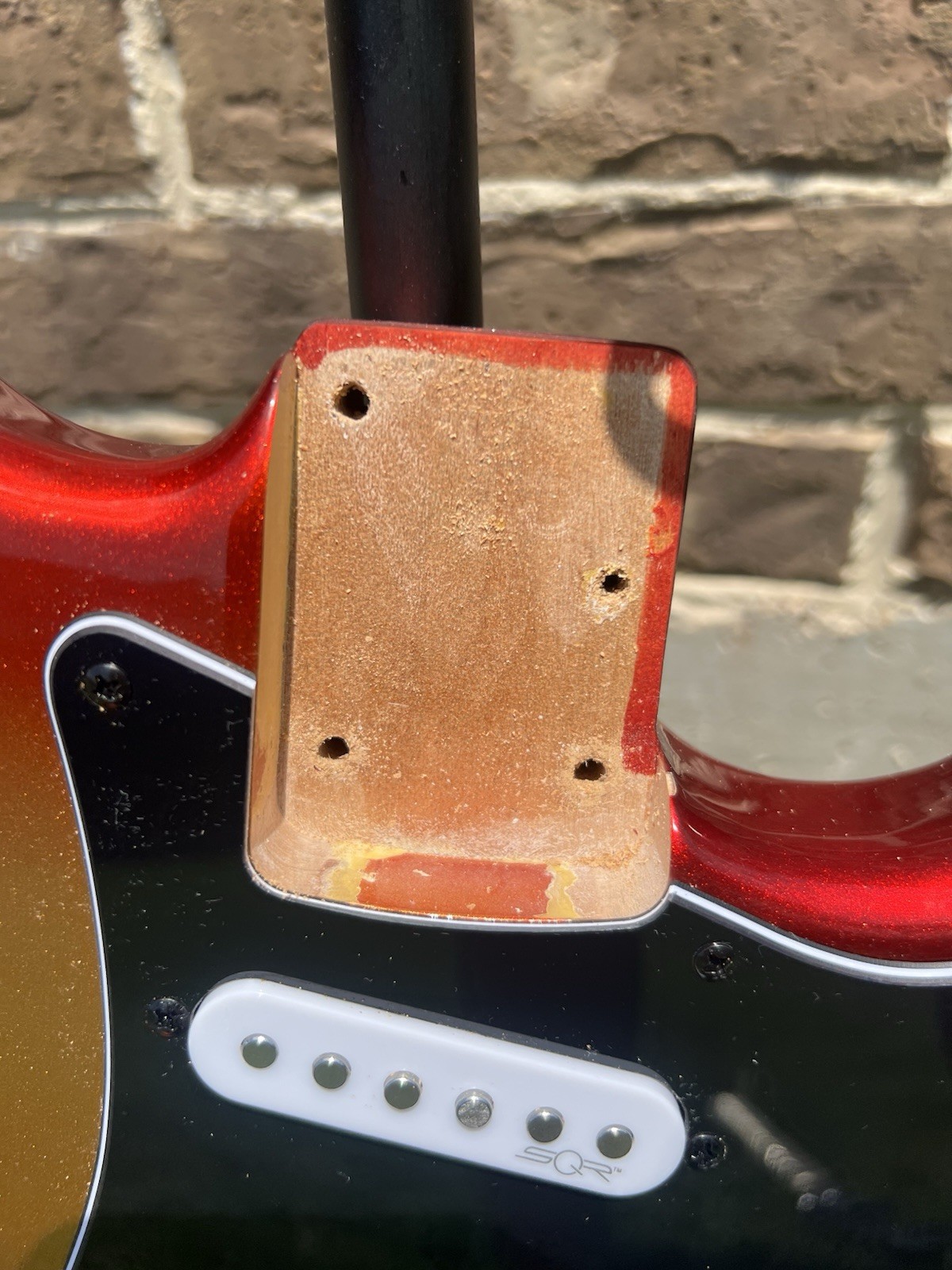Fender Squier Contemporary Special S Type Loaded Body Cherry Sunburst W Plate