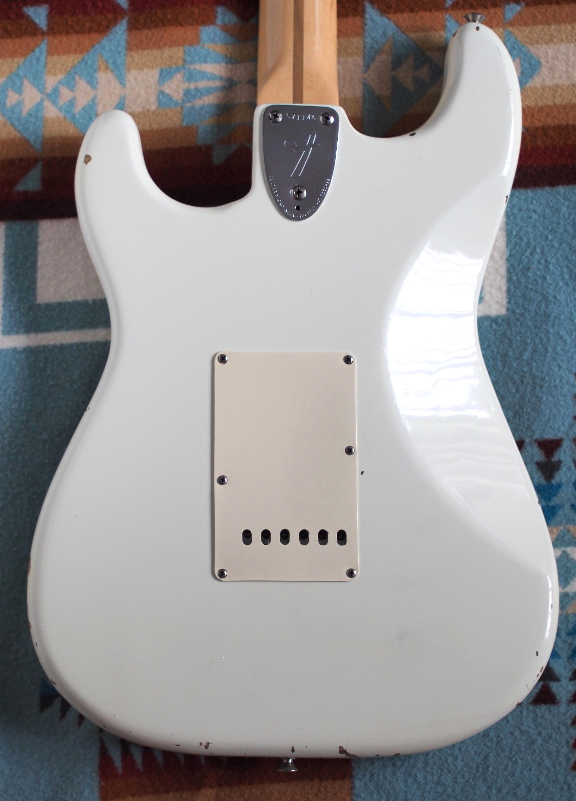 Vintage Fender Stratocaster Guitar 1974/75 Olympic White