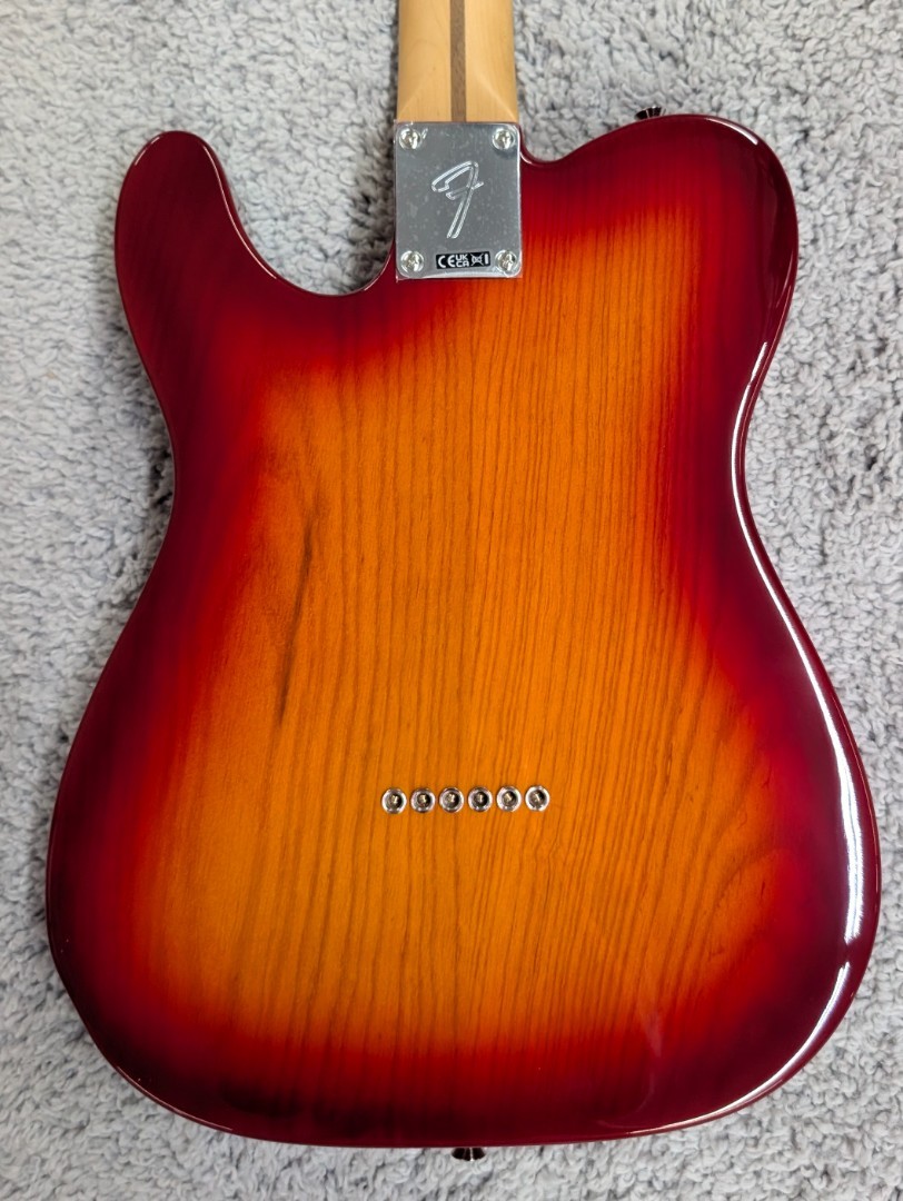 Fender Player II Telecaster guitar, Rosewood Fingerboard, Aged Cherry Burst