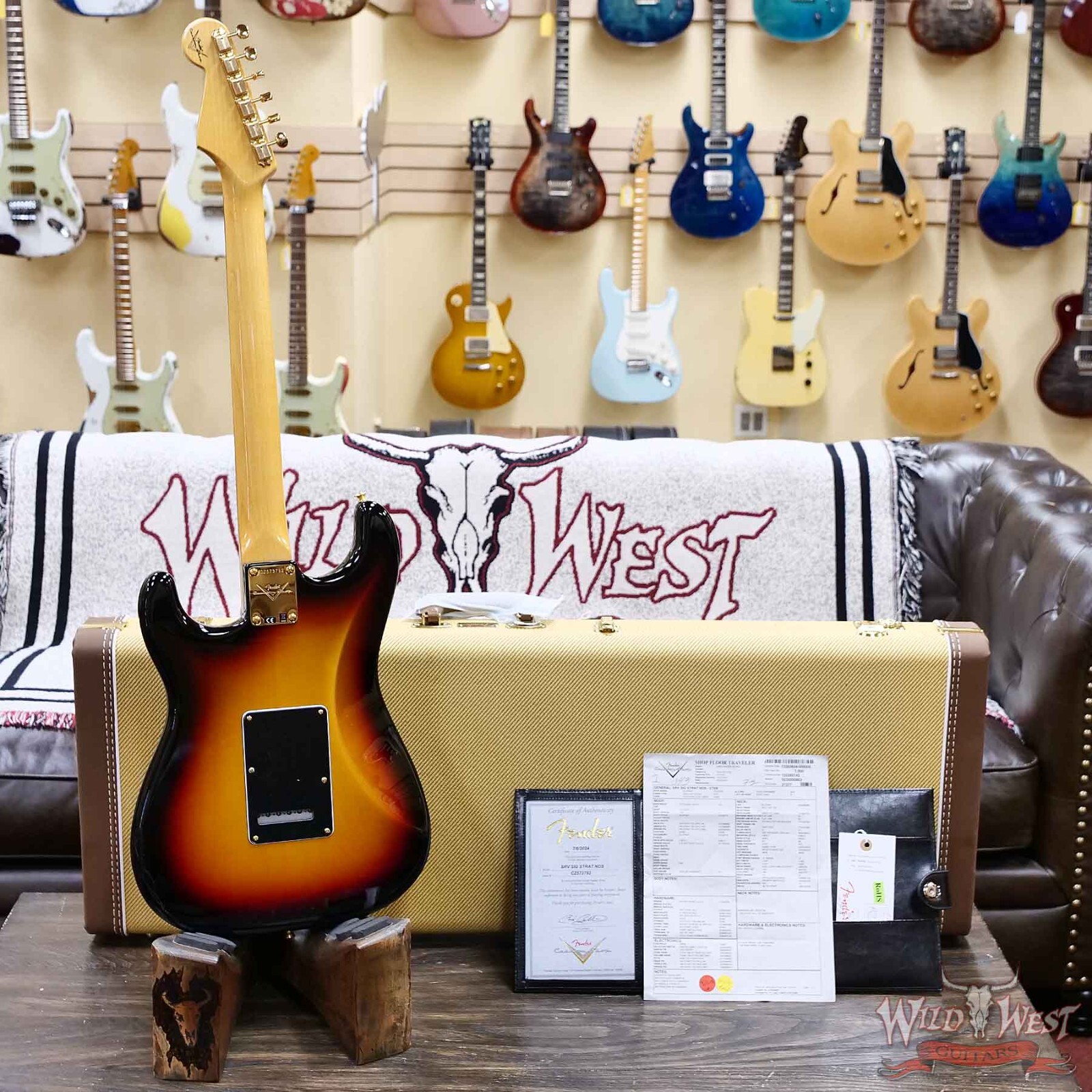 Fender Custom Shop Stevie Ray Vaughan Signature Stratocaster SRV 3 Tone Sunburst