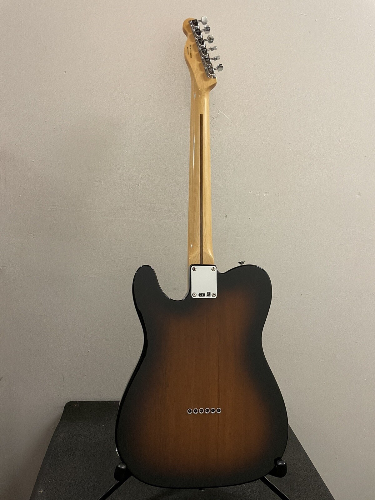 2007 Fender Mexico Telecaster Thinline 1969 Re-Issue 2 Tone Sunburst Guitar