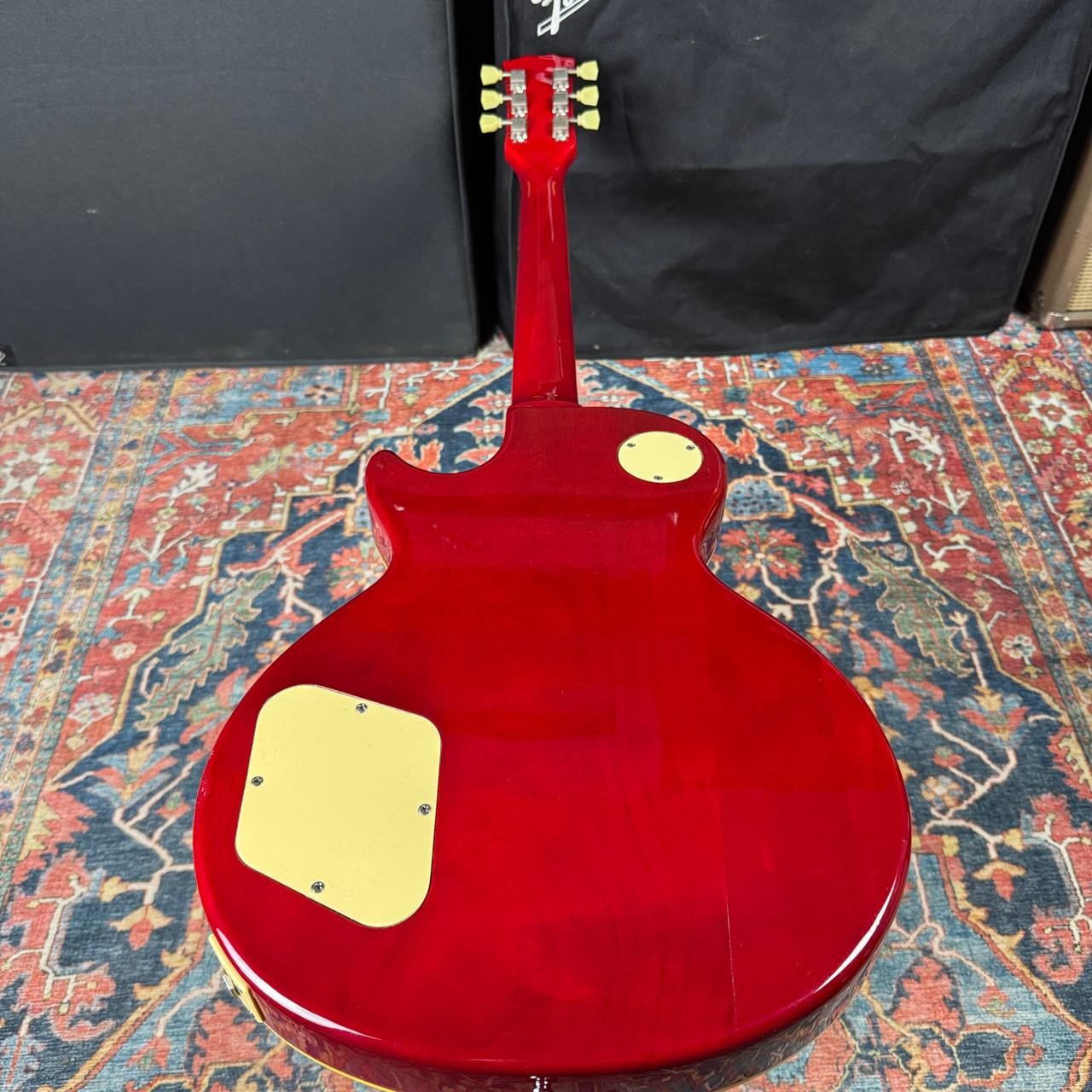 *Video* Tokai Love Rock Les Paul Standard Flame Top Long Tenon Cherry Sunburst –
