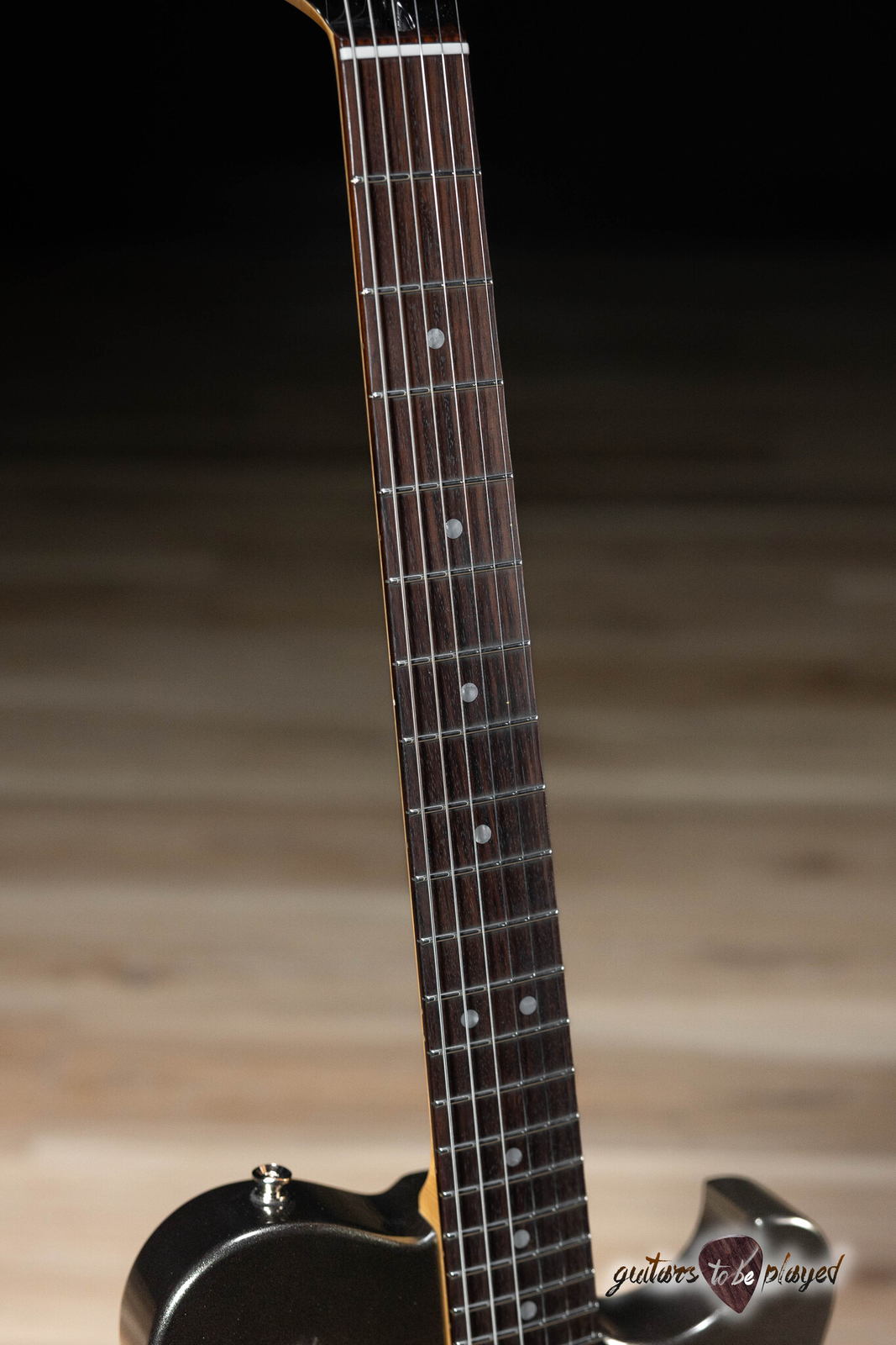 Starr Guitars Hustler Seymour Duncan HB Guitar w/ Case – Black Diamond Firemist
