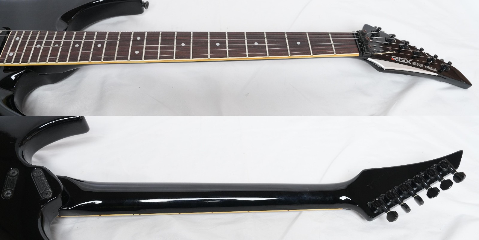 YAMAHA RGX612 BLACK 1980s Japanese-made SSH pickup hard rock guitar