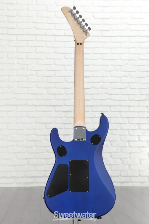 EVH 5150 Series Deluxe Poplar Burl Electric Guitar – Aqua Burst with Ebony