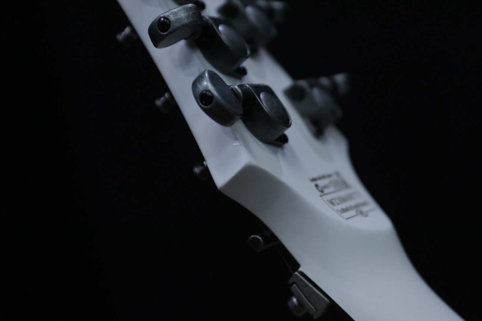 Schecter Randy Weitzel V-7 FR Satin White Floyd Rose 1500 Series Electric Guitar