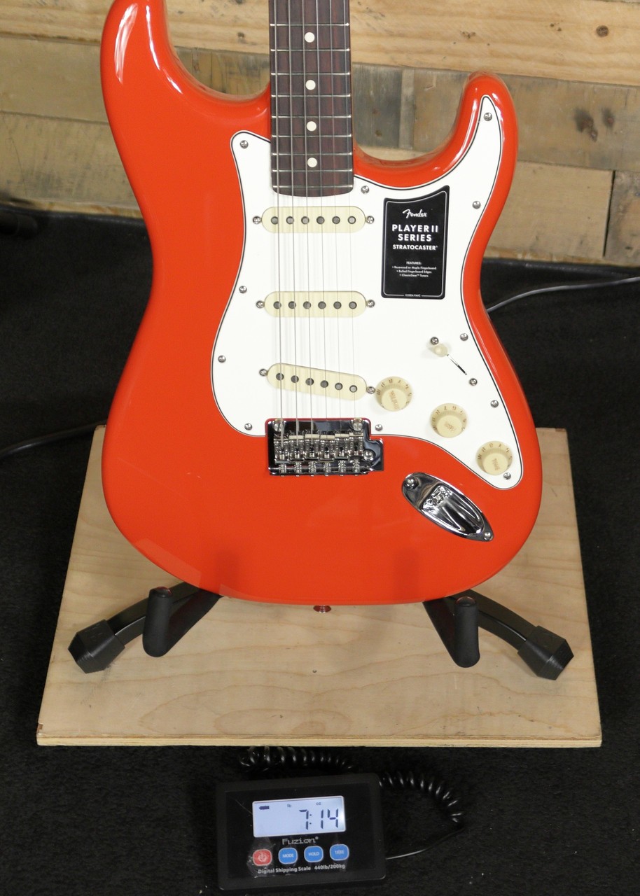 Fender Player II Stratocaster Electric Guitar Coral Red