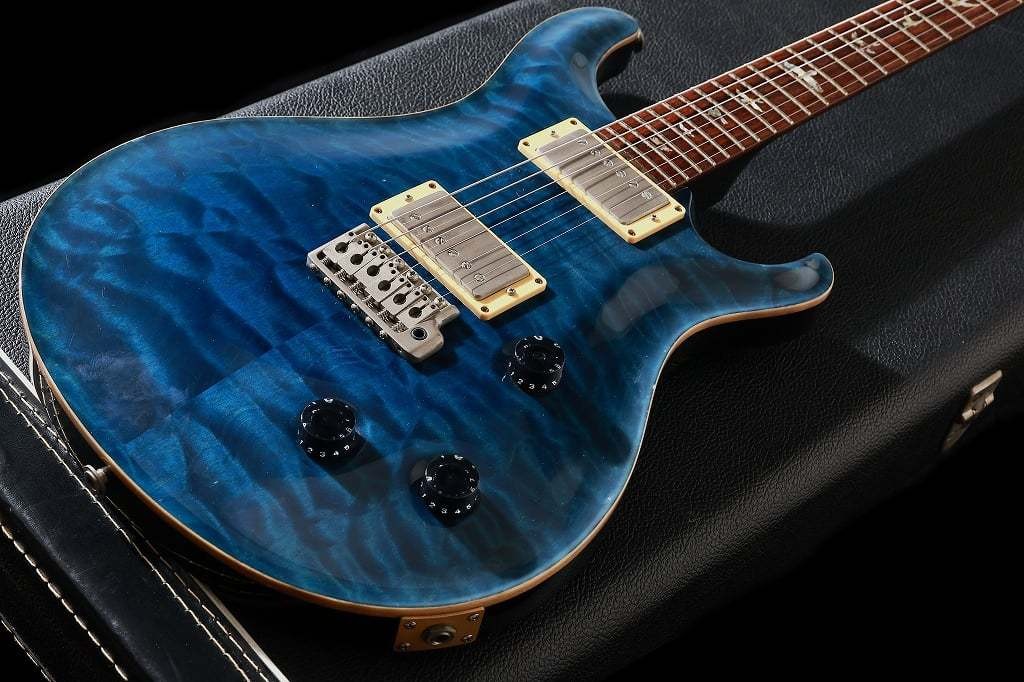 Paul Reed Smith PRS 2008 Custom 22 Bird 10Top Whale Blue Wide Fat Neck