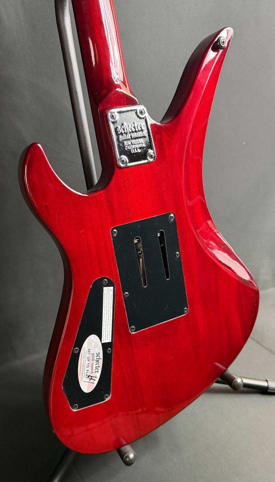 Schecter Synyster Standard Plus Electric Guitar Transparent Deep Red Finish