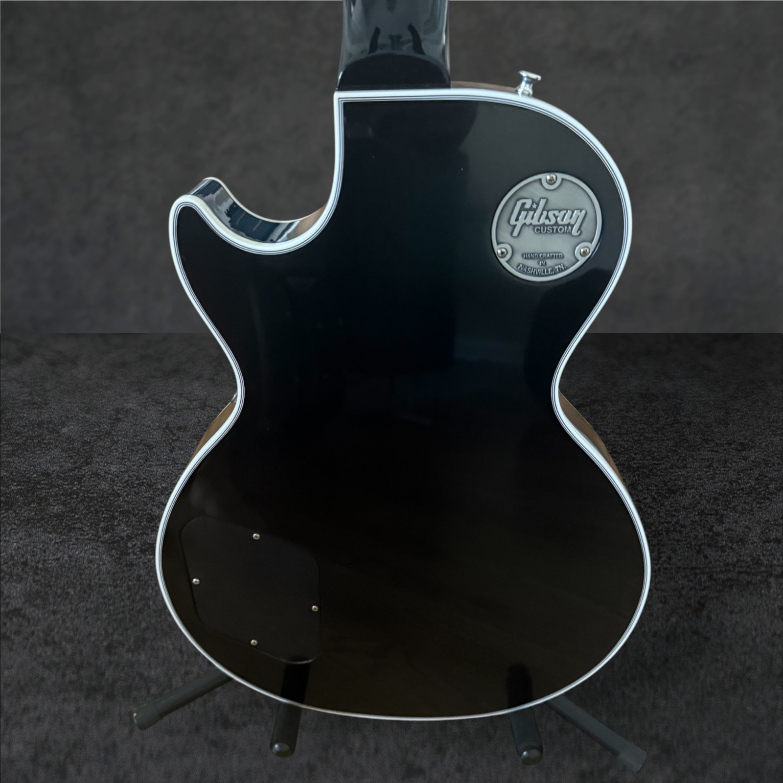 Gibson Custom Shop Les Paul Custom M2M Ebony with Double Classic White Pickups