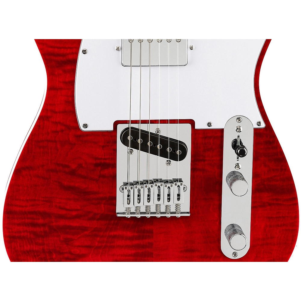 Squier Affinity Series Telecaster FMT SH Electric Guitar Transparent Crimson
