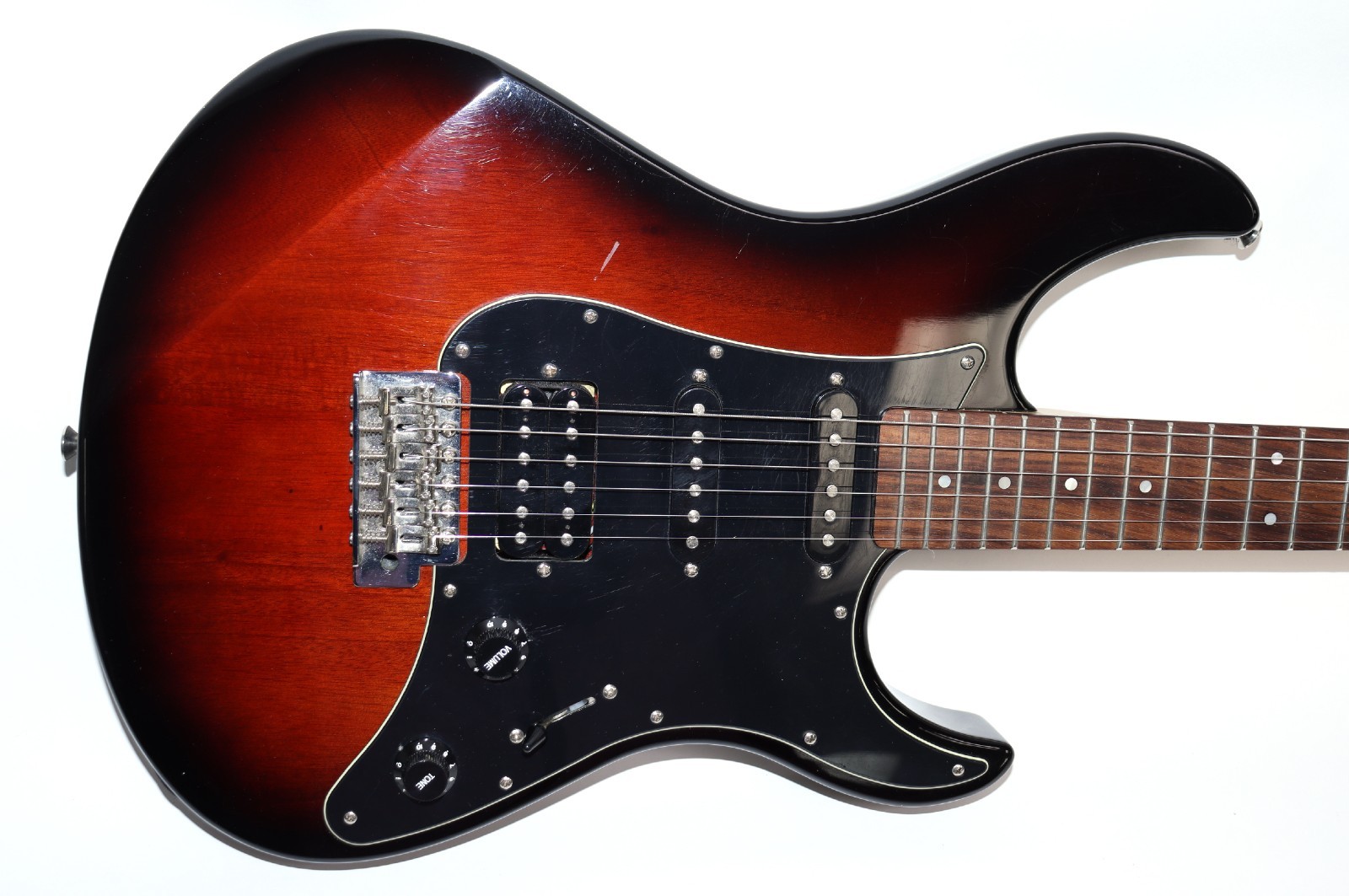 Yamaha PAC012DLX Pacifica 6-String Electric Guitar – Old Violin Sunburst
