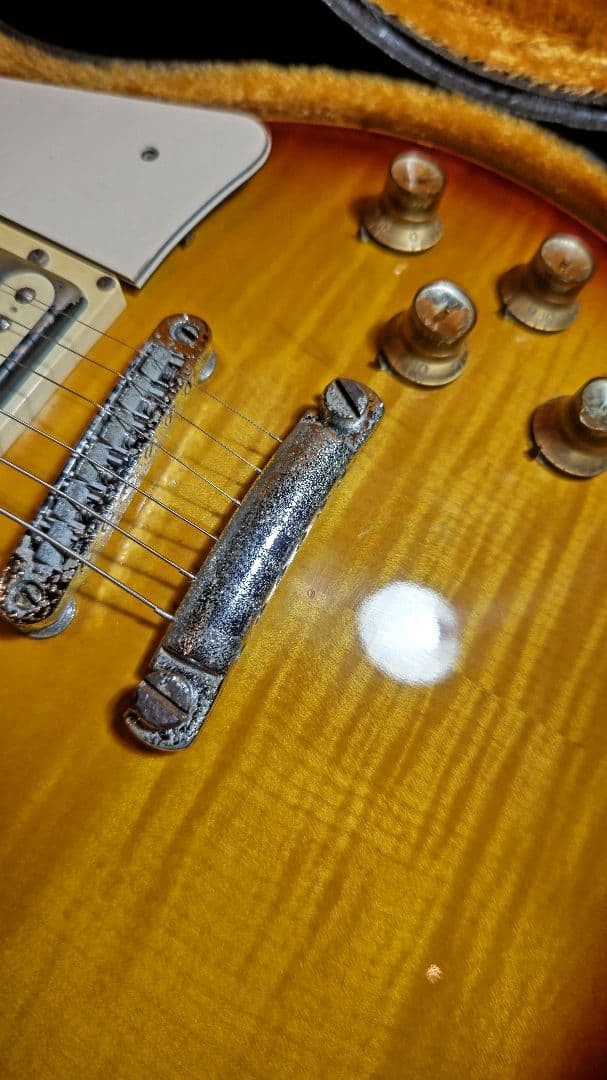 Greco vintage EG series Les Paul type Sunburst Electric Guitar Used From Japan