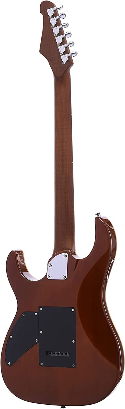 IYV 6 String Semi-Hollow-Body Electric Guitar, Right, Natural (IJZ-500 NA)