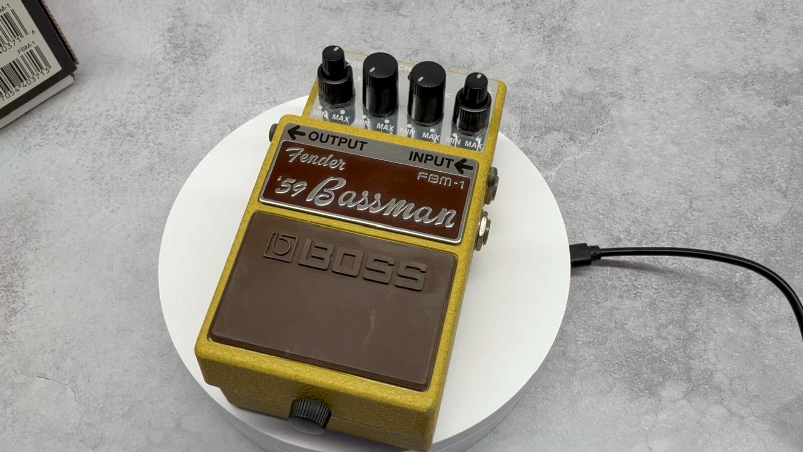 BOSS FBM-1 With box Fender ’59 Bassman Guitar Effects Pedal Good Condition