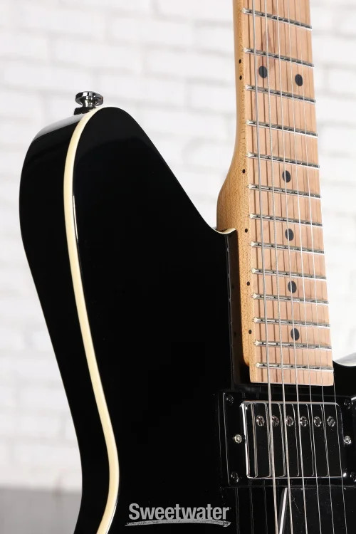 Reverend Jetstream HB Electric Guitar – Midnight Black with Maple Fingerboard