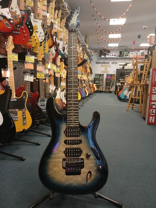 Ibanez JIVAJR-DSE Nita Strauss Signature Electric Guitar – Deep Sea Blonde