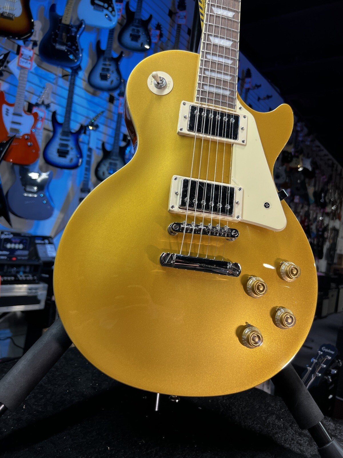 Epiphone Les Paul Standard ’50s Electric Guitar – Metallic Gold Auth Deal! 369