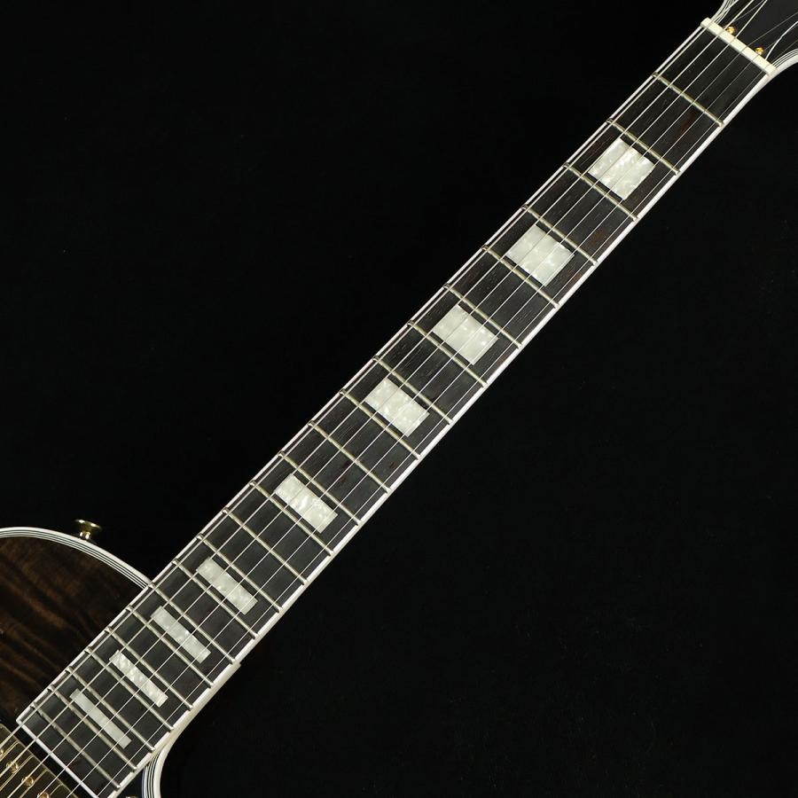 Bacchus DUKE-CTM-FM ST-BLK Black Les Paul type with gig bag electric guitar
