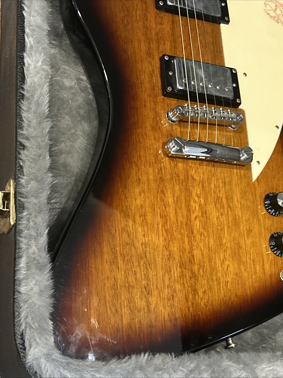 Epiphone Firebird Vintage Sunburst Comes With Hard Case Nice Shape U06060731