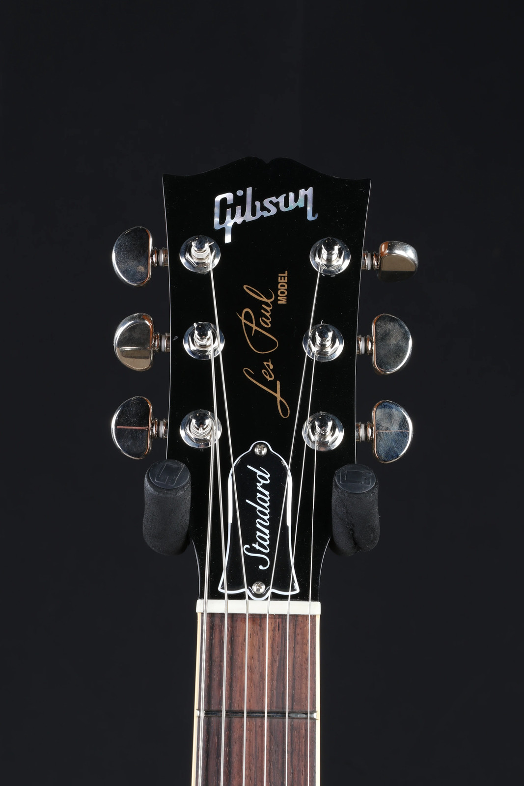Gibson Les Paul Standard ’60s Plain Top Electric Guitar w/ Case – Ebony – Plek’d