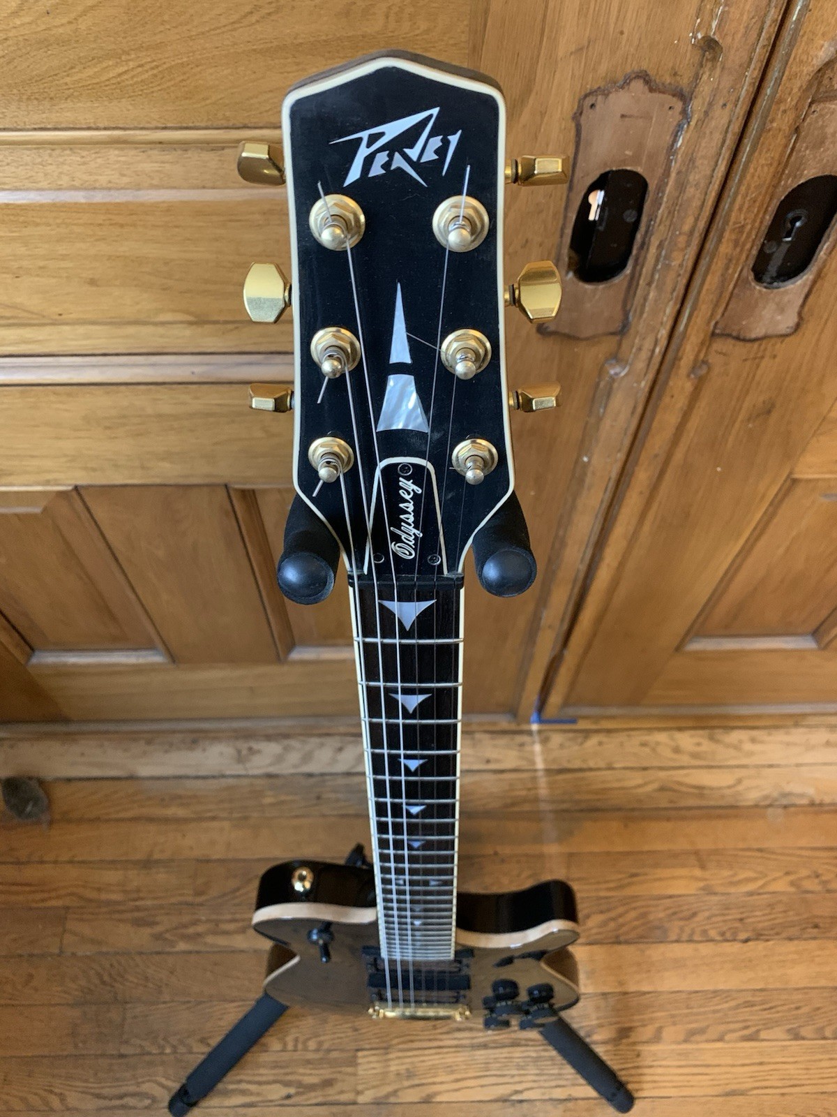 1992 Peavey Odyssey Transparent Black-Excellent