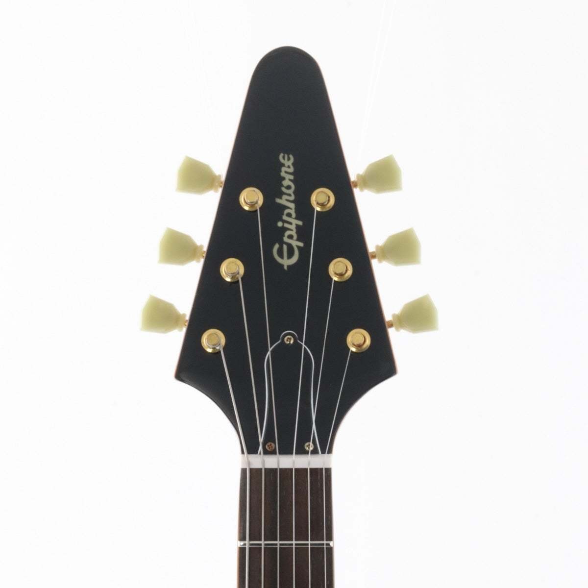 Epiphone 1958 Korina Flying V 2016 Korina Top and Back Mahogany Body