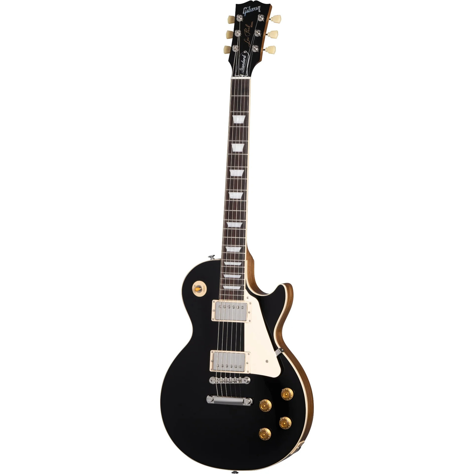 Gibson Les Paul Standard 50s Plain Top Electric Guitar – Ebony Top