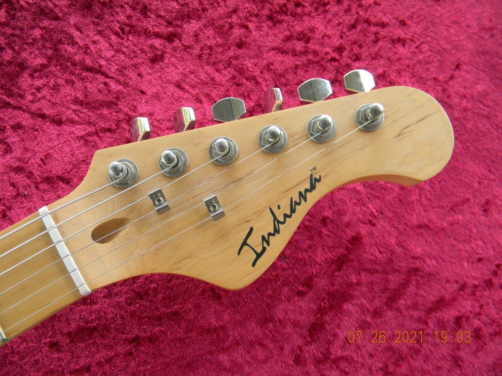 Indiana/Monoprice “Custom Shack ” Electric Guitar, Hot Pickups,Custom Wiring