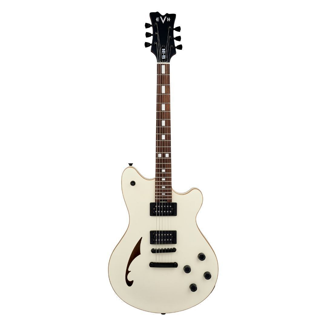 EVH SA 126 Standard Satin Vintage White Electric Guitar with Nyatoh Body