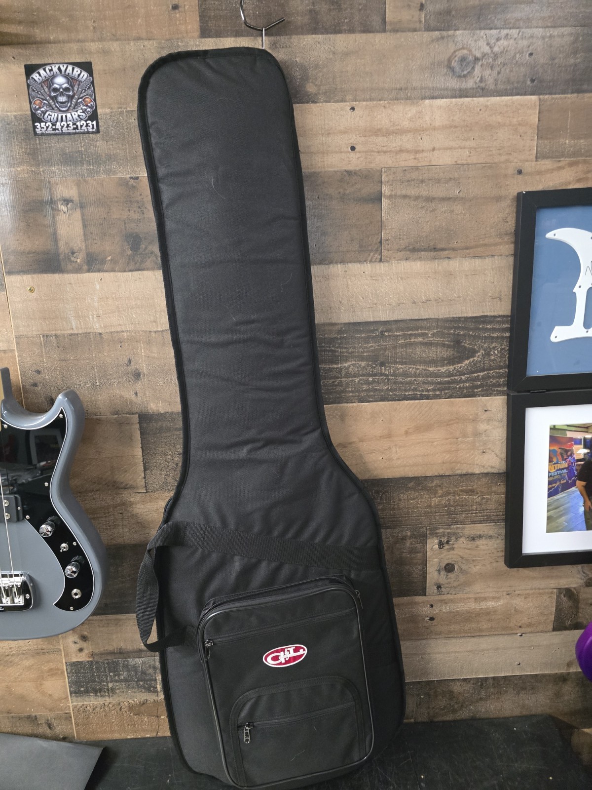 G & L Fullerton Deluxe Fallout Pearl Gray With COA And Gig Bag.