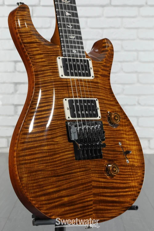 PRS Custom 24 “Floyd” 10-Top Electric Guitar – Black Gold