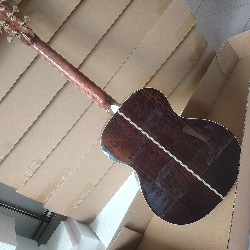 High Quality Acoustic Folk Guitar in Stock, Spruce Maple Panel