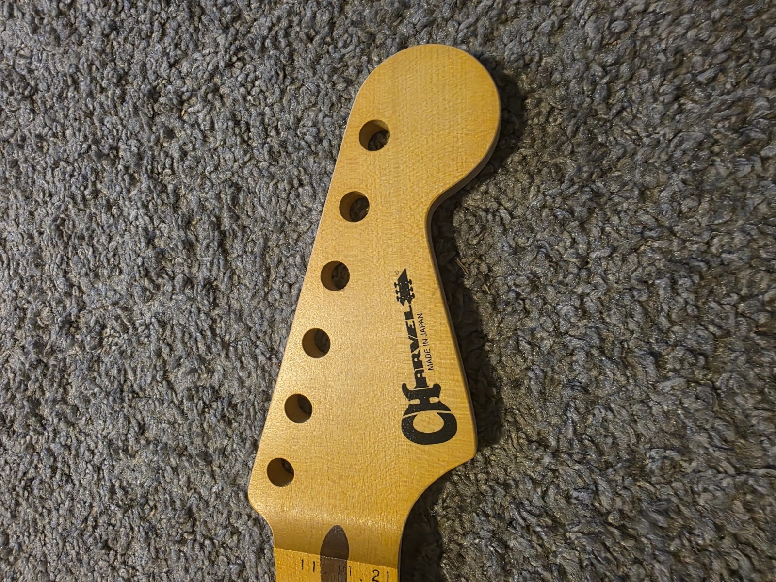 Charvel – Guitar Neck – San Dimas So-Cal 2011 MIJ Japan – Unfinished back