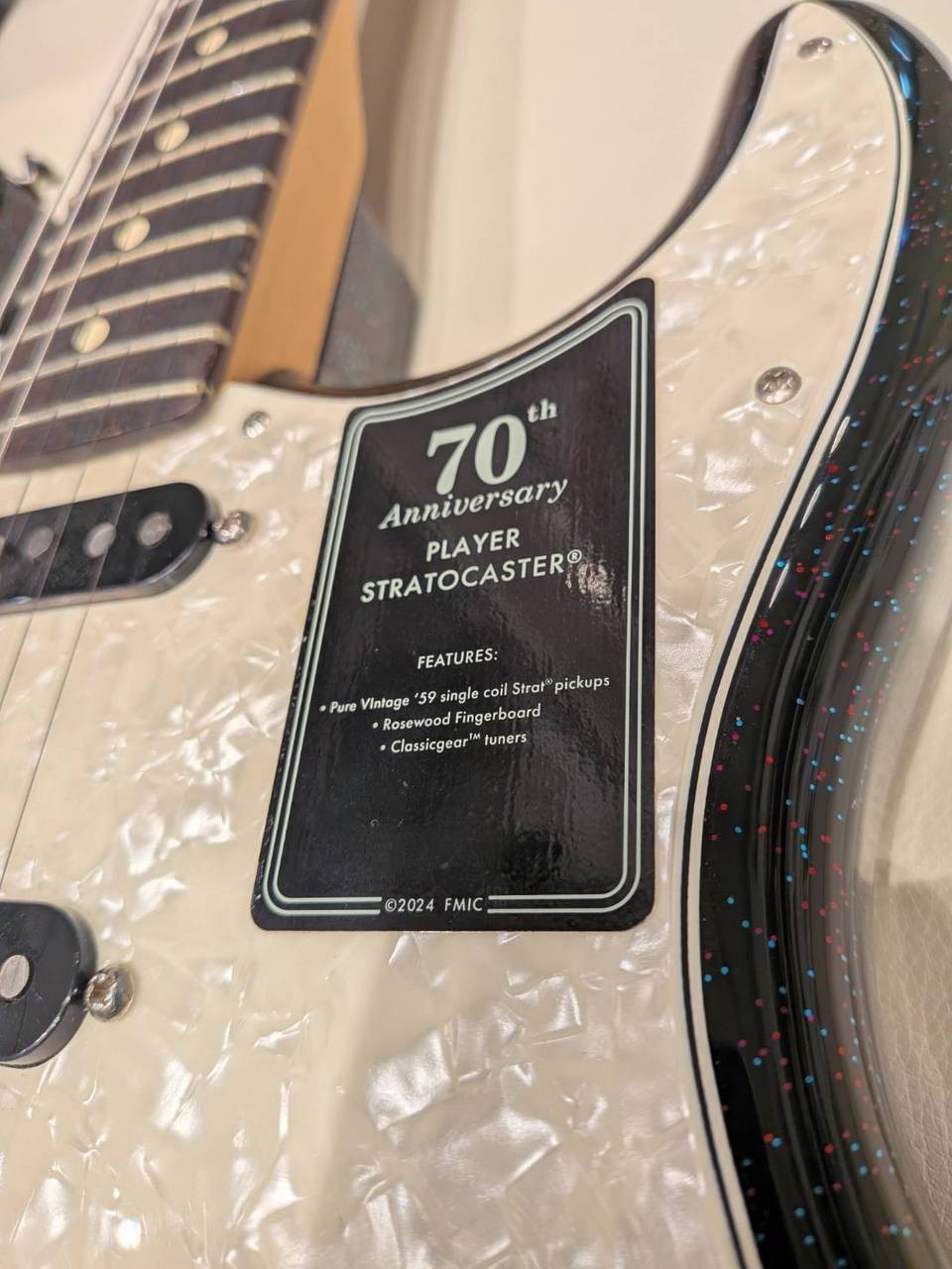 Fender 70th Anniversary Player Stratocaster Nebula Noir Mexico Used Japan
